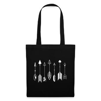 Archery Be Brave Little Archer - Tote Bag - black - Front