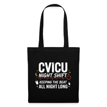 NachtSchicht Beat Herz - Tote Bag - black - Front