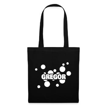 First name Gregor - Tote Bag - black - Front