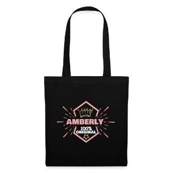 Amberly as a given name - Tote Bag - black - Front