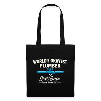 Pipe Whisperer, Plumber, Humor Gift - Tote Bag - black - Front