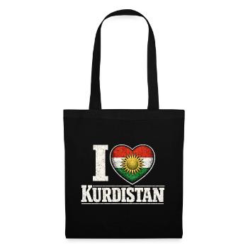 I Love Kurdistan, Kurds, Kurds - Tote Bag - black - Front
