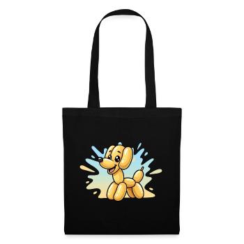 Balloon dog in sunlight - Tote Bag - black - Front