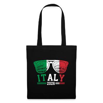 Italie 2026 Rome Colosseum Lunettes de soleil - Sac en tissu - noir - Devant