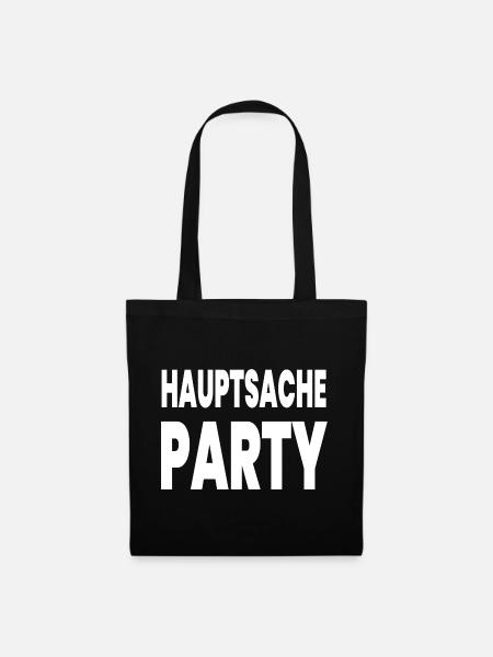 Party - Stoffbeutel - Schwarz