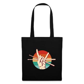 Drummer Rock - Tote Bag - black - Front