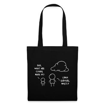 Linux Server Cloud Computing Funny Saying - Tote Bag - black - Front