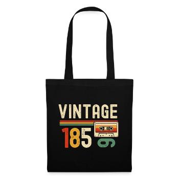 Vintage 185 Cassette Retro - Tote Bag - black - Front