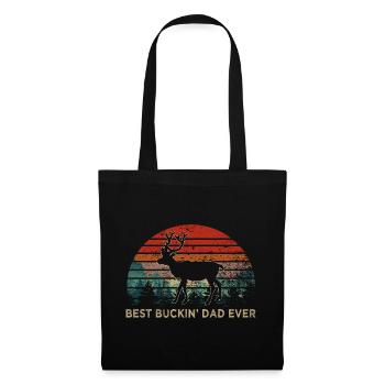 Best Buckin Dad Ever Funny Father Gift - Tote Bag - black - Front