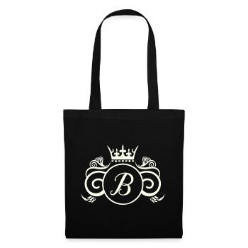 Monogramme Royal B - Sac en tissu - noir - Devant