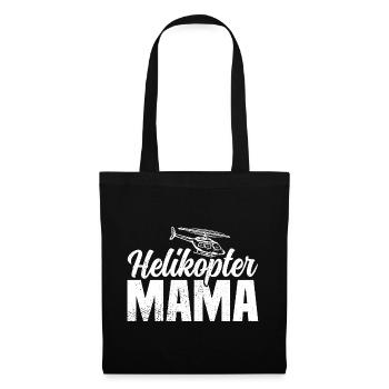 Helikopter Mama - Stoffbeutel - Schwarz - Vorne