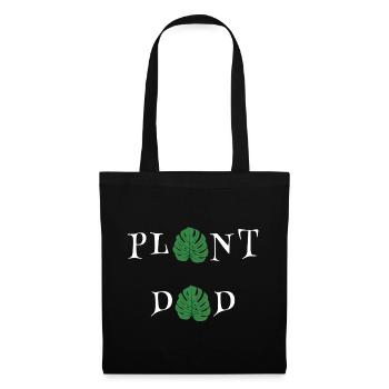 Plant Dad – Crazy Plant Guy - Stoffbeutel - Schwarz - Vorne