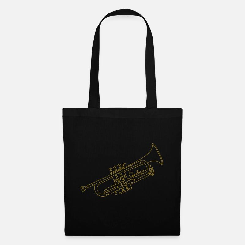 Cuivres trompette - Sac en tissu - noir