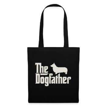 Le Dogfather - Pembroke Welsh Corgi - Sac en tissu - noir - Devant