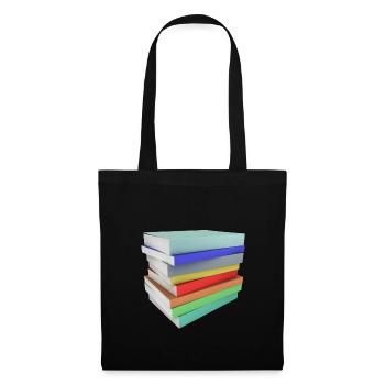 Stack of books - Tote Bag - black - Front