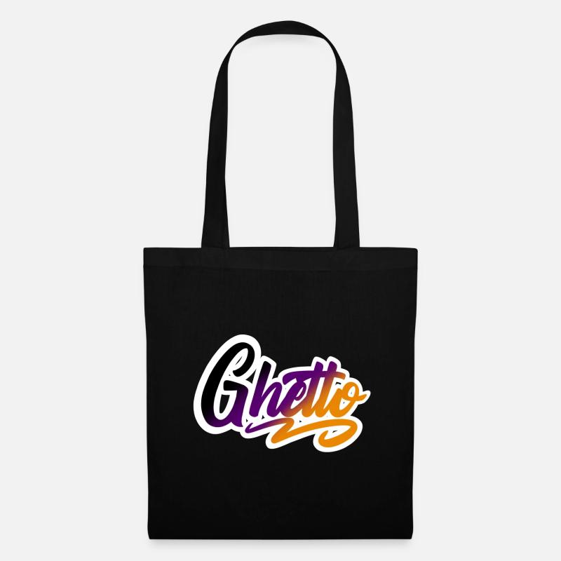 Ghetto - Stoffbeutel - Schwarz