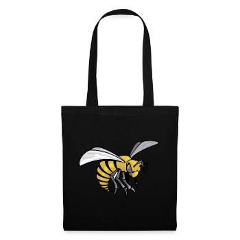 Frelon jaune - American Football Hornets Team - Sac en tissu - noir - Devant