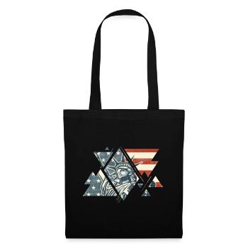 New York City USA America Statue of Liberty - Tote Bag - black - Front