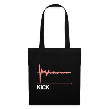 Kick Drum Synthés - Sac en tissu - noir - Devant