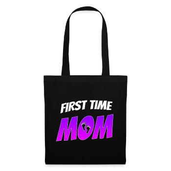 Maman Mère Enceinte - Sac en tissu - noir - Devant