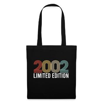 Vintage 2002 Birthday Year of birth Retro seashell - Tote Bag - black - Front