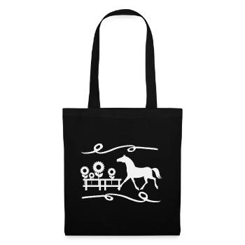 Horse Foal Stallion Equestrian Holiday Holidays - Tote Bag - black - Front
