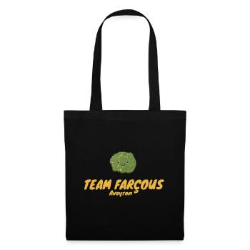 Aveyron cuisine aveyronnaise Farçou  - Sac en tissu - noir - Devant
