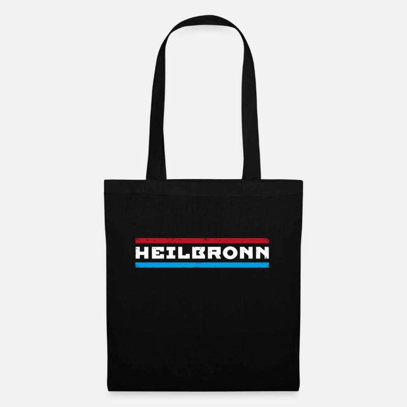 Heilbronn - Stoffbeutel - Schwarz