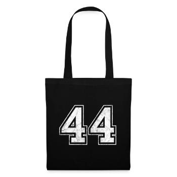 Number 44 - Tote Bag - black - Front