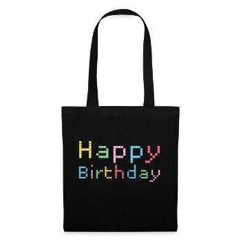 Happy Birthday Congratulations Gift Idea - Tote Bag - black - Front