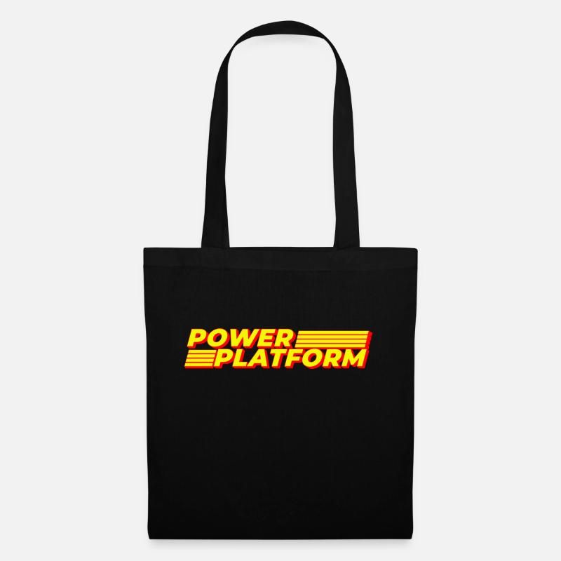 PowerPlatformPower - Stoffbeutel - Schwarz