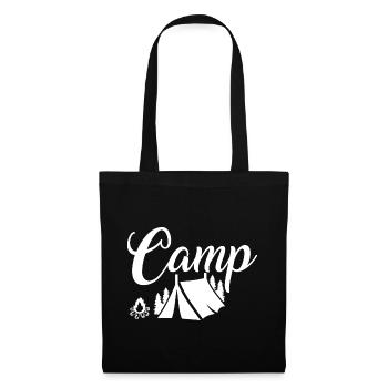 Camp - Tente feu de camp - Sac en tissu - noir - Devant