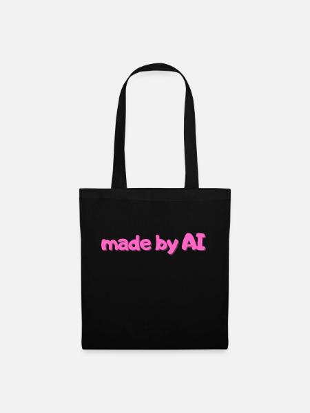 made by AI - Stoffbeutel - Schwarz