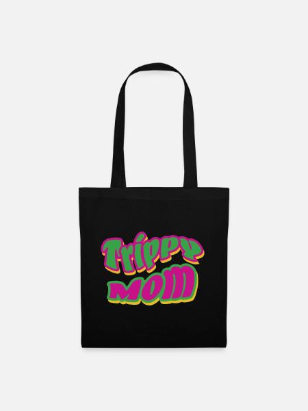 Trippy Mom 2 - Stoffbeutel - Schwarz