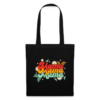Mom, Mama, Mama Groovy - Stoffbeutel - Schwarz - Vorne