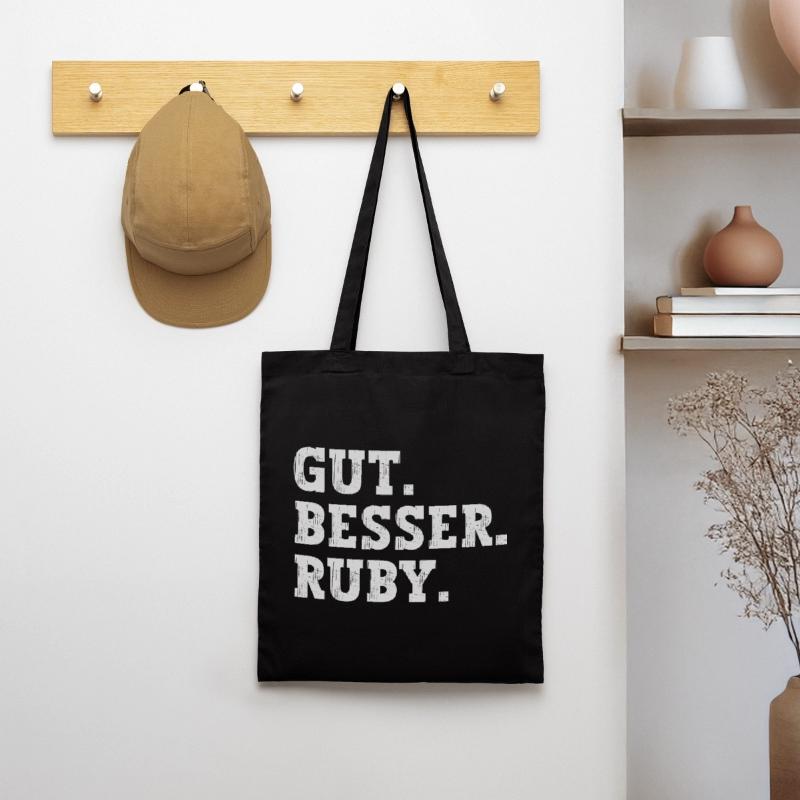 Gut Besser Ruby Lustiger Spruch Name Ruby Stoffbeutel