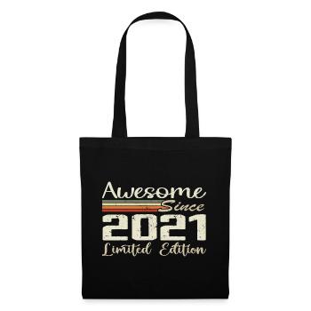3 Year Anniversary Vintage 2021 Gift 2021 - Tote Bag - black - Front