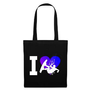 Kitesurfing Kitesurfing Women Kitesurf Kitesurfer - Tote Bag - black - Front