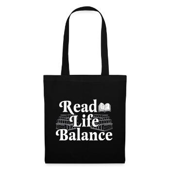 Book Reader Reading Lover Books Owner - Tote Bag - black - Front