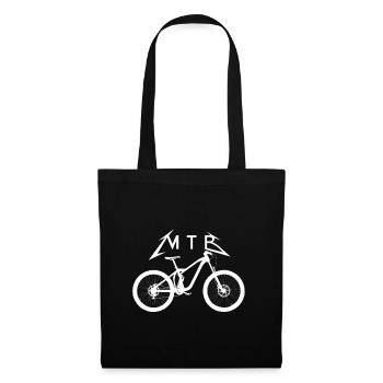 MTB Metal Mountain Bike Offroad Bicycle Fully - Tote Bag - black - Front