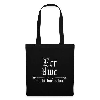 Uwe is already doing it - Tote Bag - black - Front