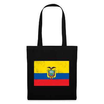 Flag of Ecuador – Andean spirit - Tote Bag - black - Front
