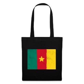 Drapeau du Cameroun - Sac en tissu - noir - Devant