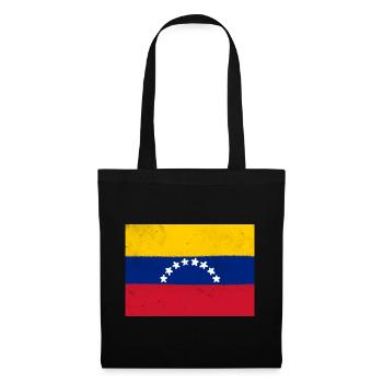 Drapeau du Venezuela - Sac en tissu - noir - Devant