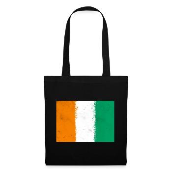 Drapeau de la Côte d’Ivoire - Sac en tissu - noir - Devant