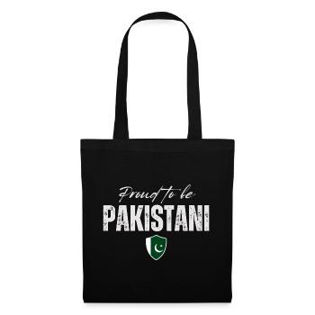 Proud Pakistani, Made in Pakistan - Tote Bag - black - Front