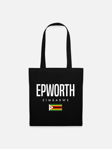 Epworth Simbabwe - Stoffbeutel - Schwarz