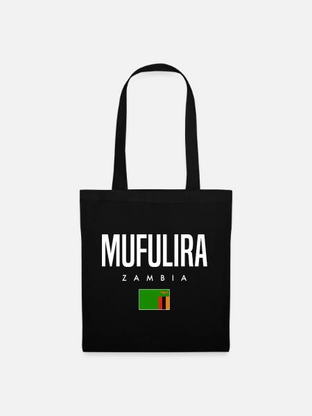 Mufulira Sambia - Stoffbeutel - Schwarz