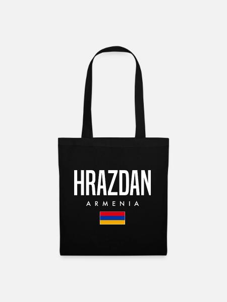 Hrazdan Armenien - Stoffbeutel - Schwarz