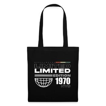 1970's Birthday Gift - Vintage 1970's, 55th Birthday - Tote Bag - black - Front